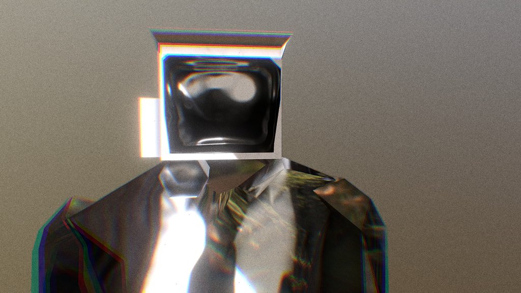 Cameraman low poly (half life style)