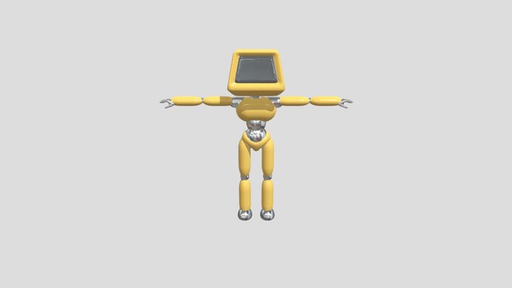 Glitch bot 2 3D Model