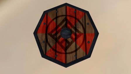 Viking Shield 3D Model