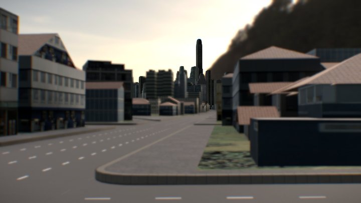 City 3D Model 3D Model