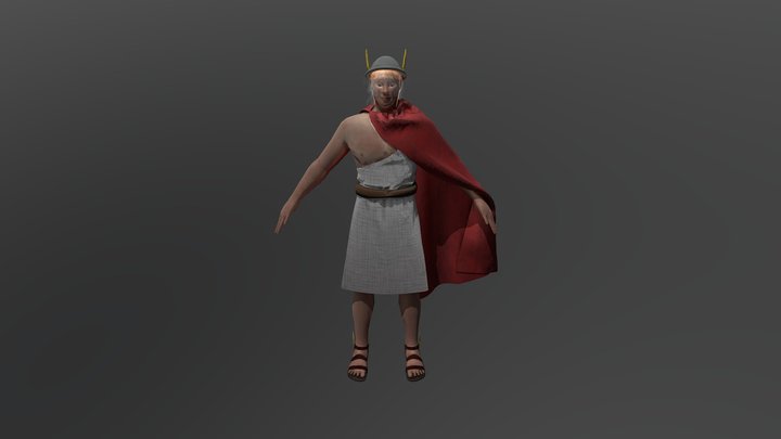 Hermes - Messenger of Gods 3D Model