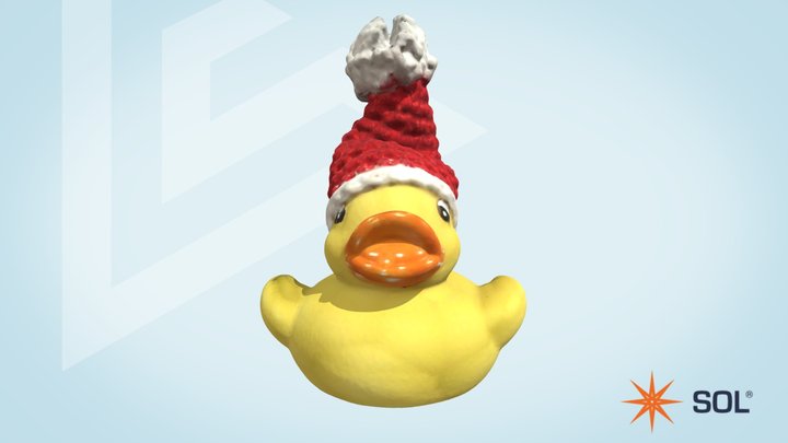 Christmas duck - SOL 3D Model