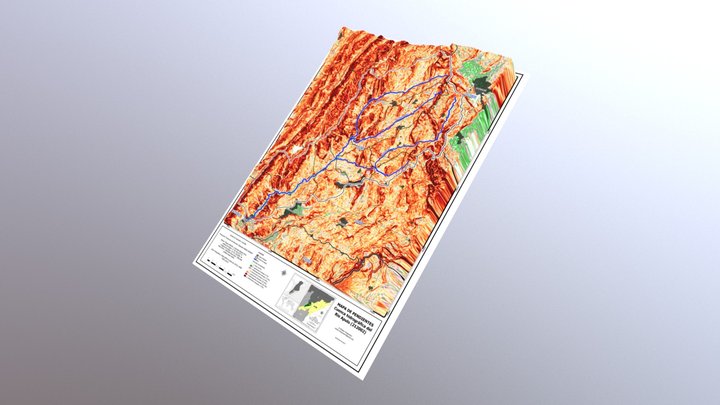 Apulo River Basin - Slope 3D Model