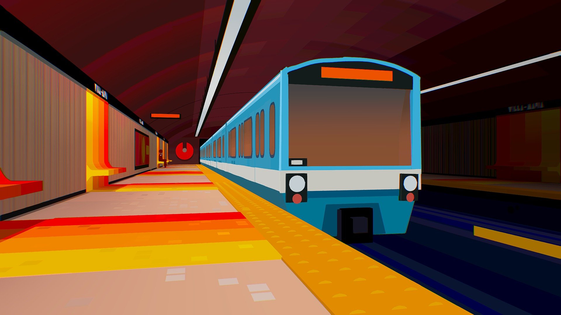 Quill Station Villa Maria, Montreal 3D model by Nick Ladd