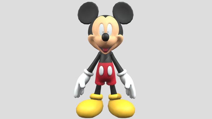 Psycho Mickey Retecation 3D Model