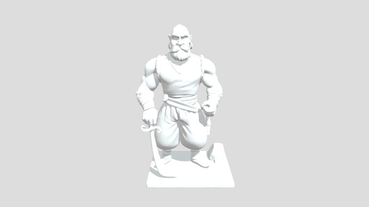 Warrior of the Sands 3D Model