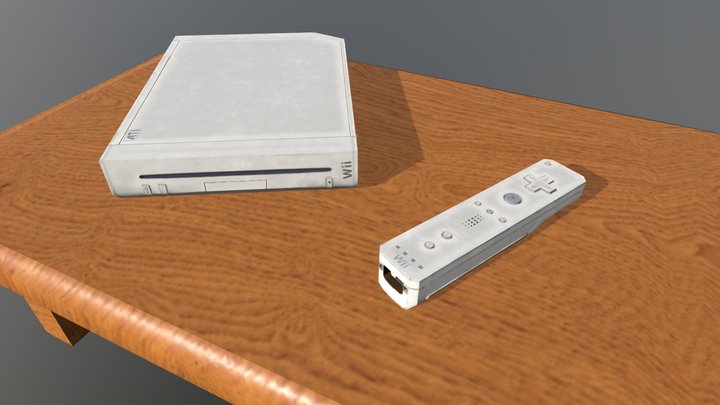 Well-loved gaming console. 3D Model