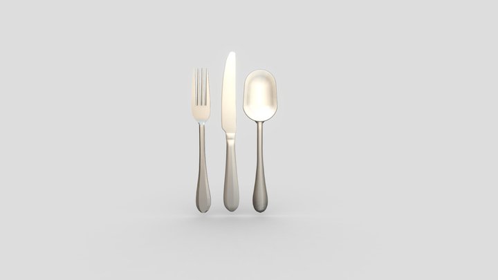 Cutlery 3D Model