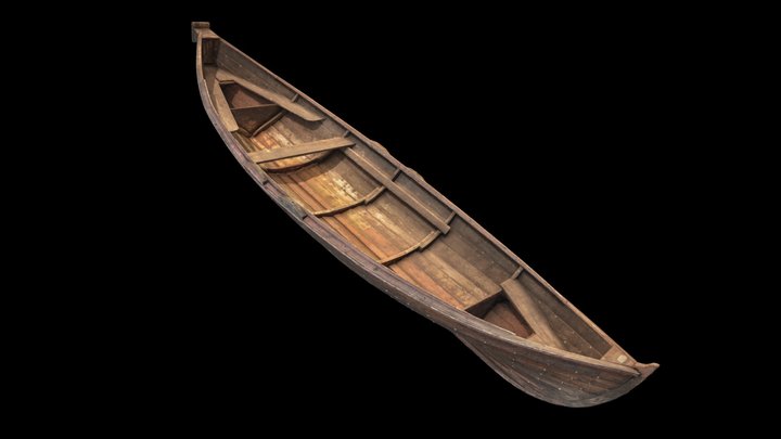 Mjøsbåt - Hollandbåt - Osensjøen 3D Model