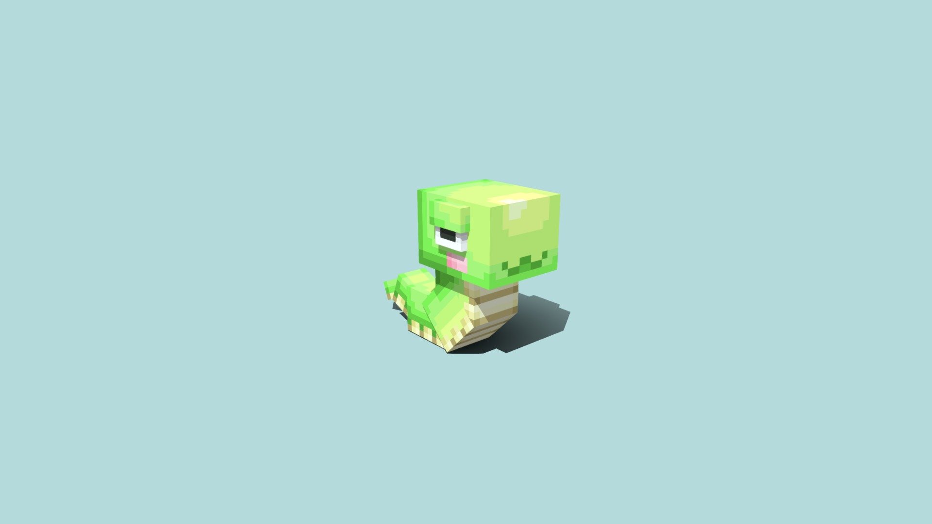 Spilling snake. - 3D model by 어린작 young_work (@youngwork) [a76c454 ...