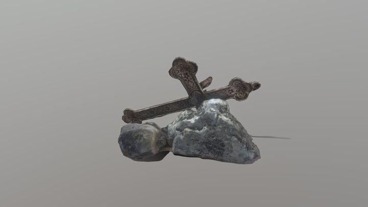 LowPoly_Cross 3D Model