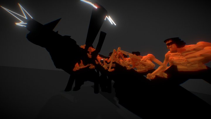 Bruce lee fighting 3D Model