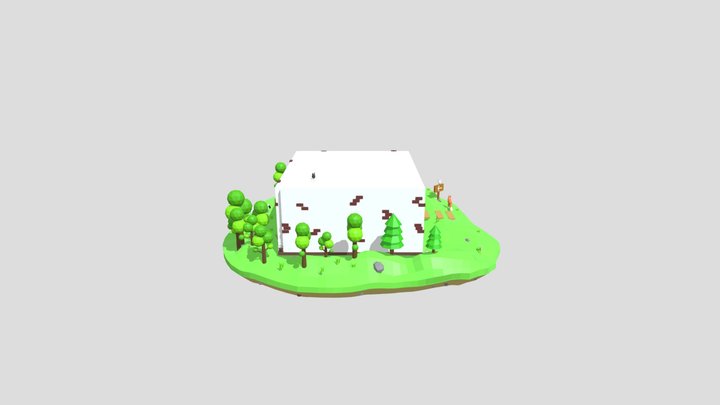 ROOM_with-land 3D Model