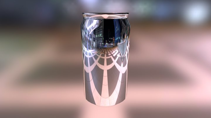 Lata de Taller Blender 3D 3D Model