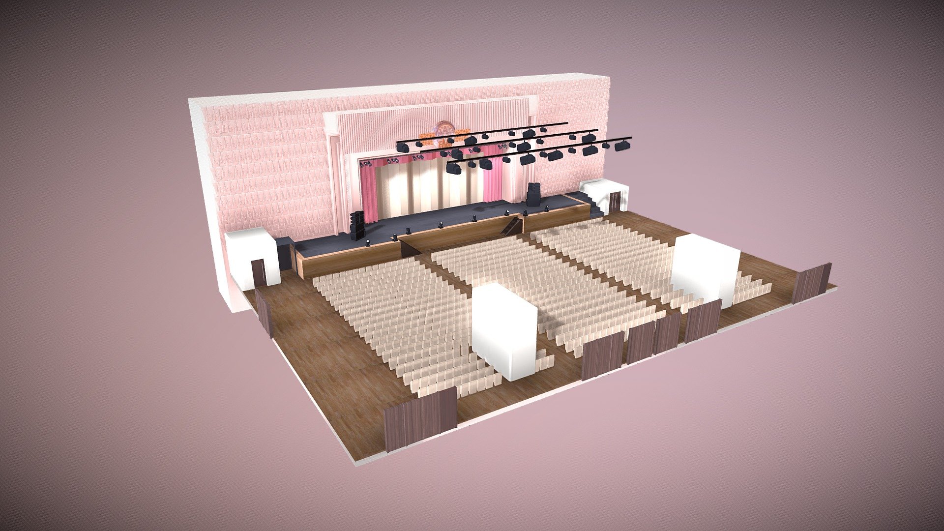 SCENO THEATRE - 3D model by ONE EYE (@one.eye) [a770ca1] - Sketchfab