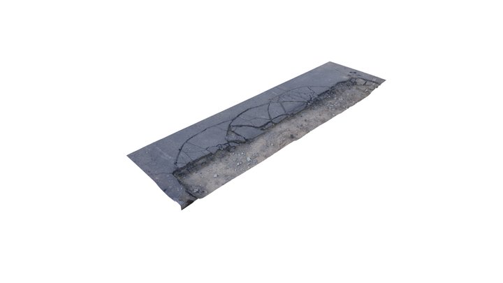 Asphalt Break 3D Model