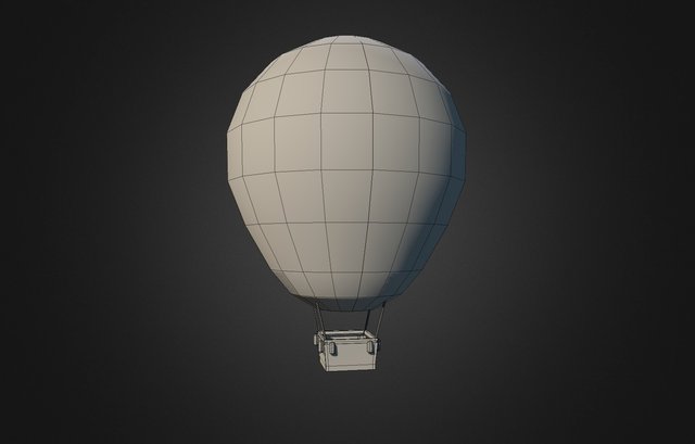 LowPoly Balloon 3D Model