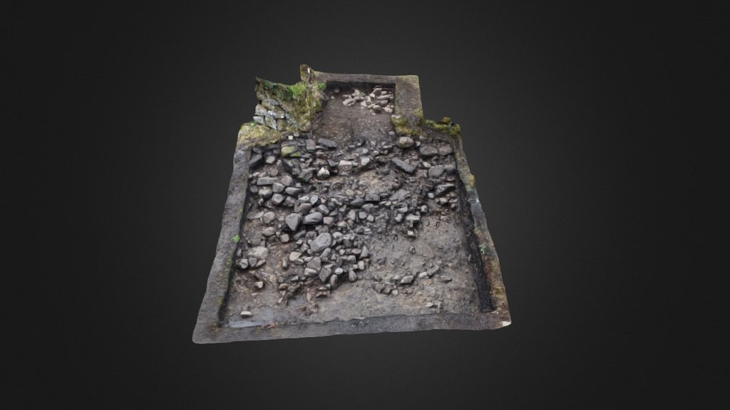 Lochore tower trench — Sketchfab embed 3D viewer