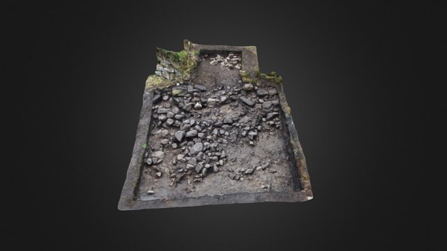 Lochore tower trench 3D Model