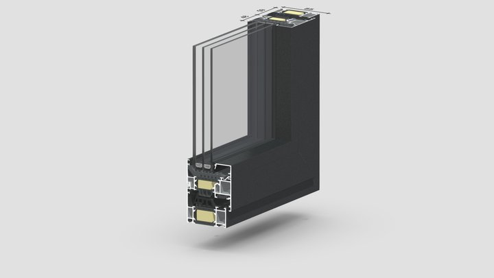Schüco AWS 75 3D Model