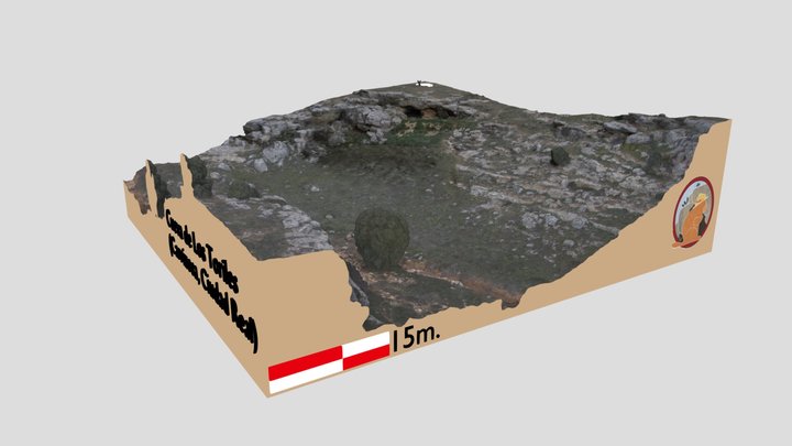 Cueva de Los Toriles (Carrizosa, CR) [detalle] 3D Model