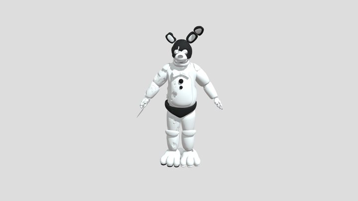 FNAF movie,Yellow Rabbit/springbonnie by bengi 3D Model