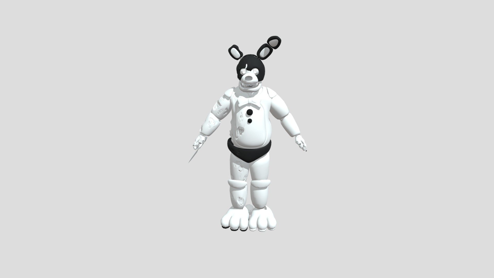 FNAF movie,Yellow Rabbit/springbonnie by bengi - Download Free 3D model ...
