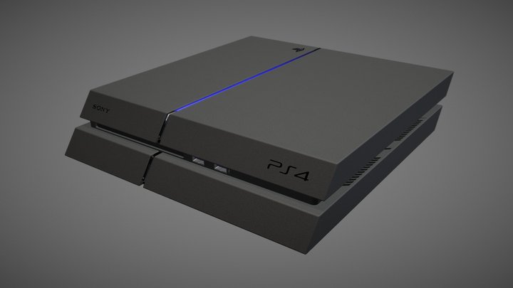 PlayStation 4 CUH-1200 3D Model