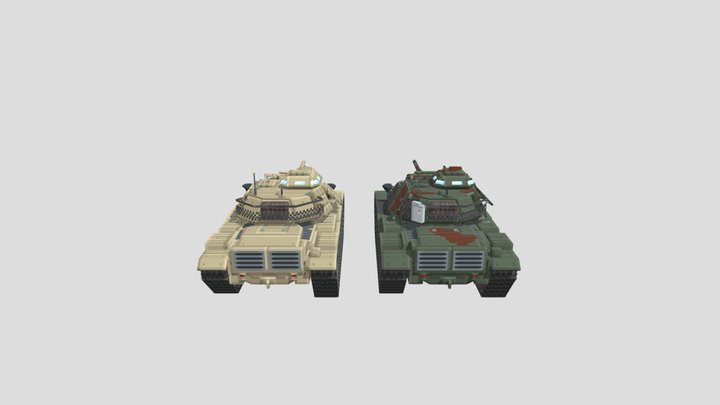 [Q.M.P] M60A3 TTS 3D Model
