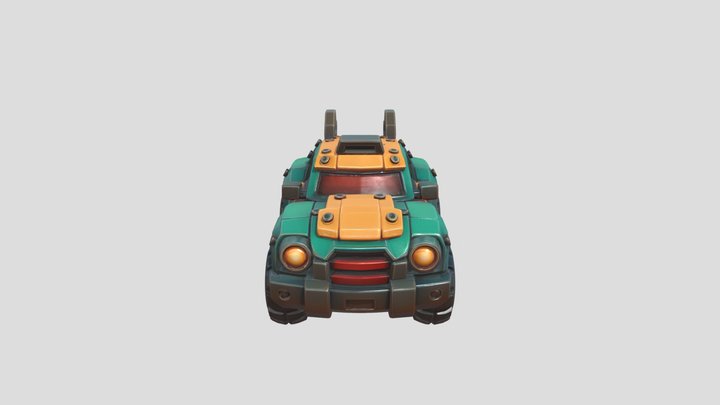 Stylized Car Advanced Model - Fantasy Mage