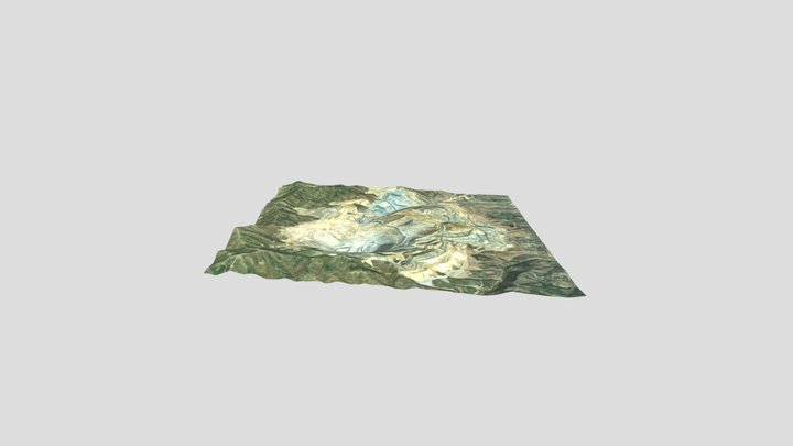 The_bingham_canyon_mine_utah 3D Model
