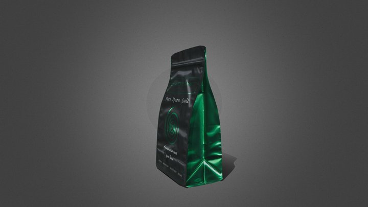 Bath Salt packaging 3D Model
