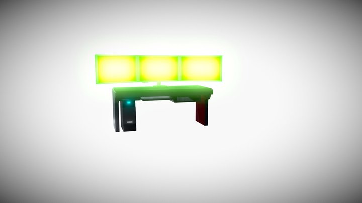 monitor 3D Model