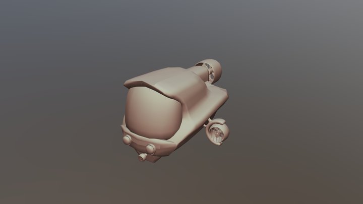 Kyoder Submarine Model 3D Model