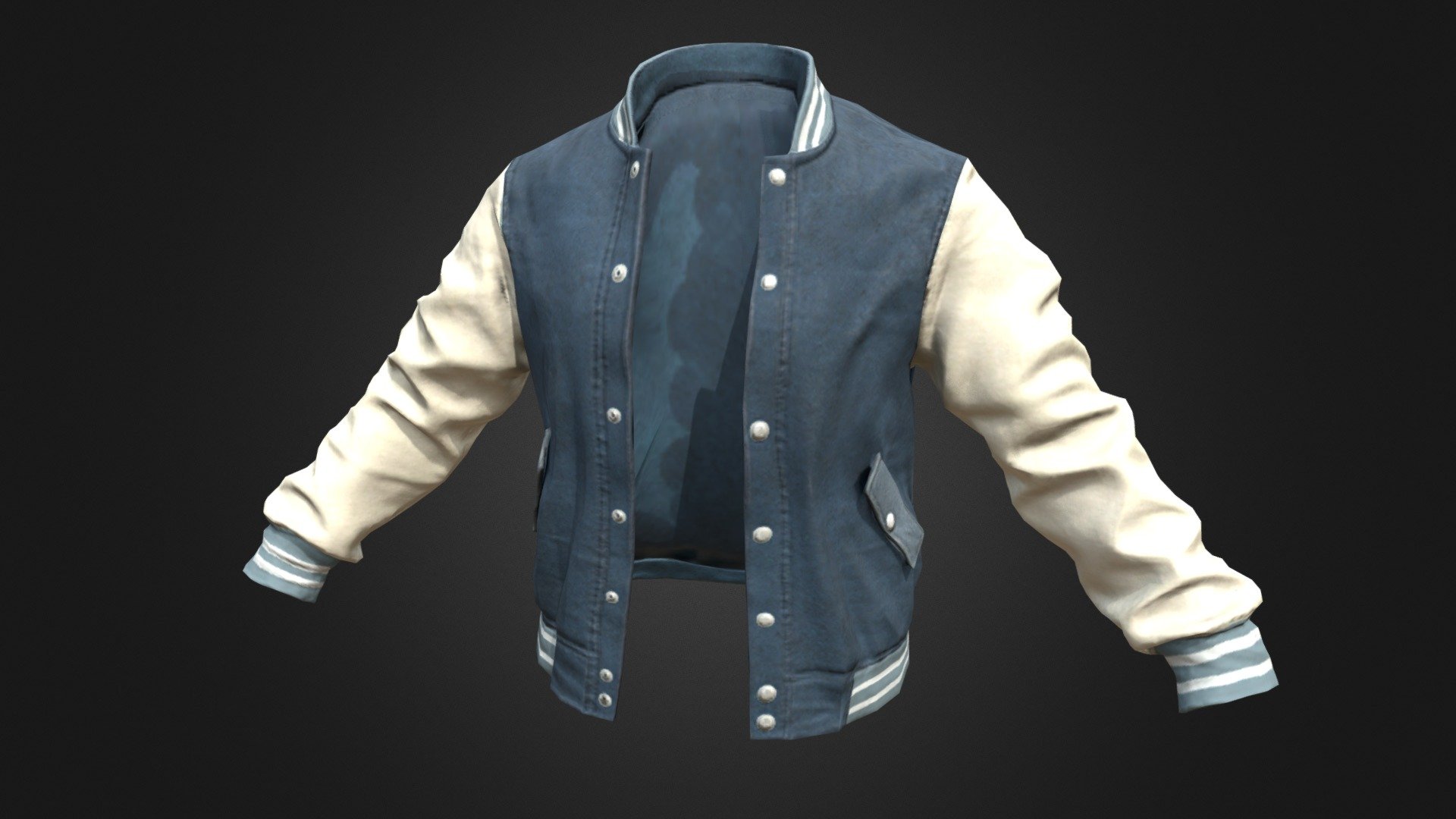 VK Varsity Jacket | PUBG - 3D model by pubgitems.info (@pubgitems.pro ...