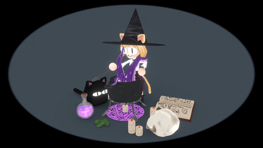 Witch Neko Arc Scene