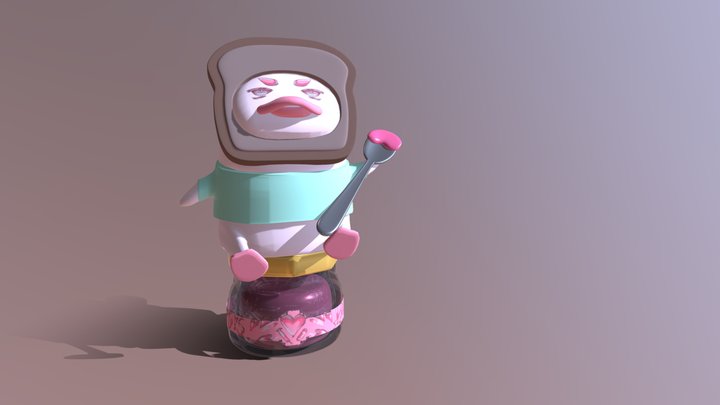 Toast Ducko 3D Model