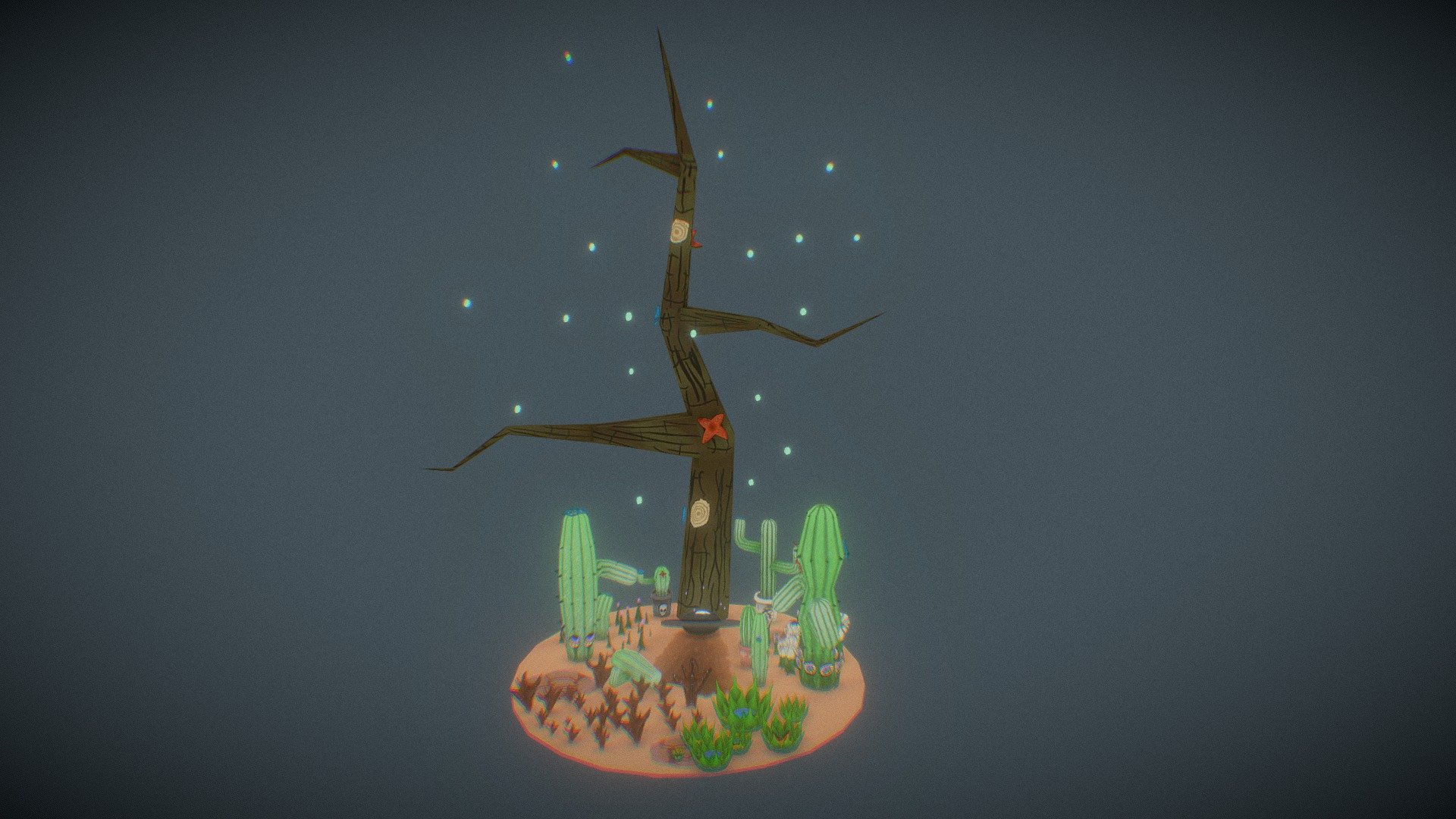 Aliens And Cactuses - Final - Smaller scene