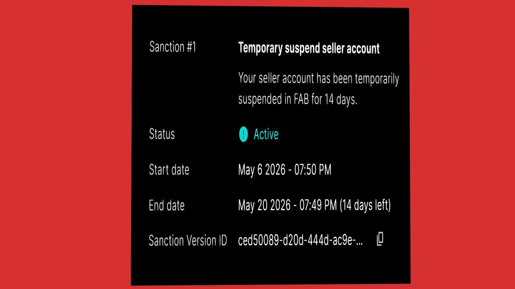 FAB suspended my account for 14 days once again!