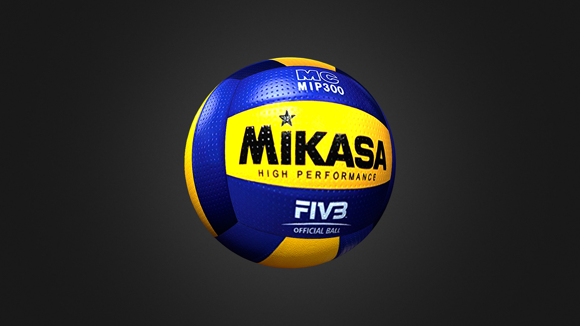 3D model Volley Ball 3 - This is a 3D model of the Volley Ball 3. The 3D model is about logo.