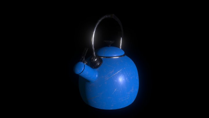 Blue Jug 3D Model