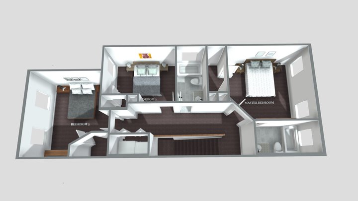 2nd Floor Lynwood Village 3D Model