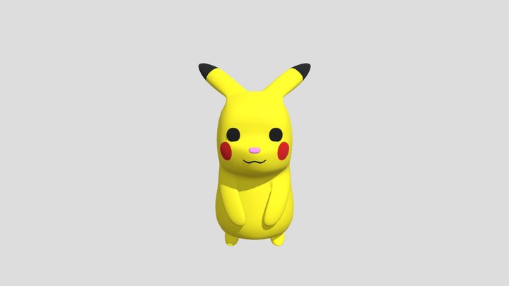 Pikachu High-Quality 3D Model 3D Model