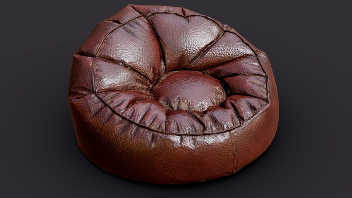 Puff Clasic - puff  clásico 3D Model