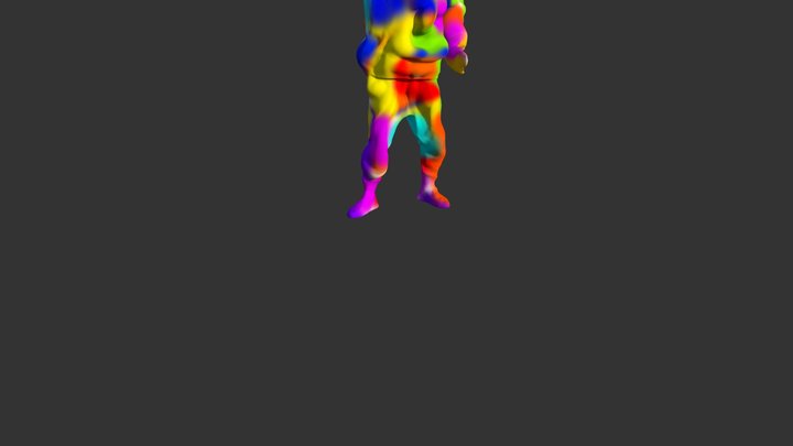 Tin Coloured 02@ Samba Dancing 3D Model