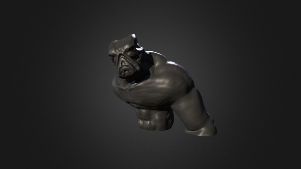 ZBrush 3D Print Sculpt 005 (Bulky Alien) - 3D model by Nathan Recker ...