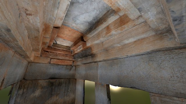 Stone chamber in China 3D Model