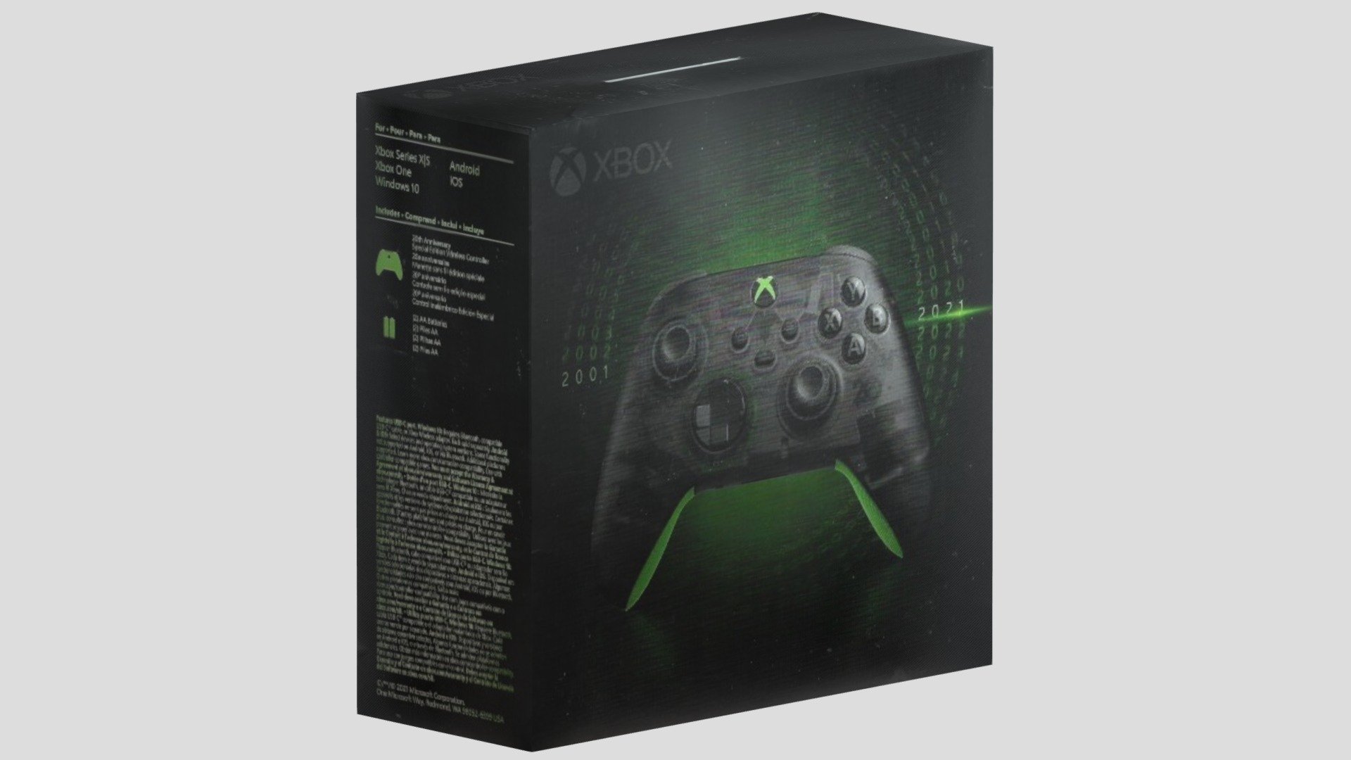 DIMENSION～20th Anniversary BOX～ Xbox 20th Anniversary Controller Box - Download Free 3D