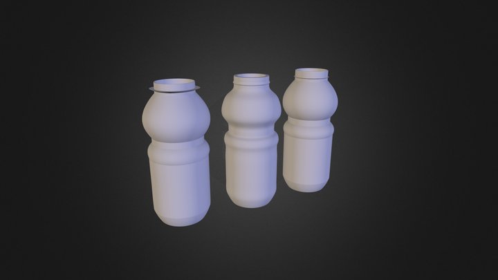 בקבוקים 3D Model