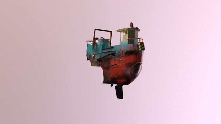 Barco 3D Model